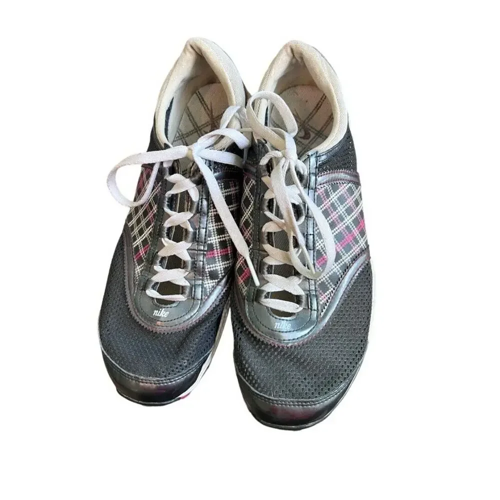 8 Nike Air Tongueless Golf Shoe Women's Shoes Gray Pink 335942-010 - Picture 2 of 11